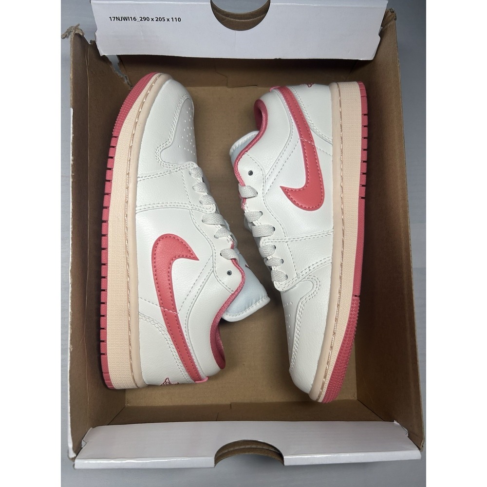 Nike Air Jordan 1 Low‎ Pink Salt WMNS - DC0774 109 - Size 6 - New/No Lid